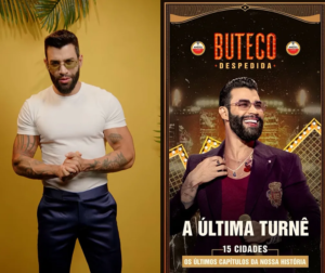Gusttavo Lima anuncia última turnê do festival ‘Buteco’ após 5 anos de evento