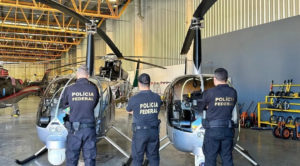 PF apreende 2 helicópteros usados para tráfico internacional de drogas
