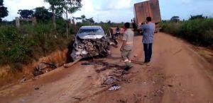 Batida entre caminhão e Hilux deixa três feridos na zona rural de Marabá