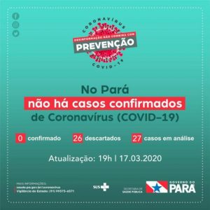 Prefeitura desmente suposto caso confirmado de coronavírus em Marabá