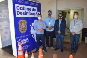 Cabine de Desinfecção é instalada na Seccional Urbana de Polícia Civil de Marabá