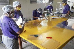 Pará receberá mil protetores faciais produzidos por detentas