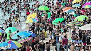 Praias paraenses registraram lotação no último final de semana