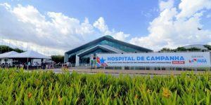 Covid-19: Taxa de ocupação de leitos de UTI chega a 75% em Hospital de Campanha de Belém