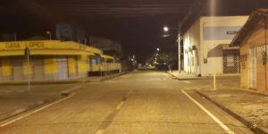 Ruas desertas marcam toque de recolher em Marabá