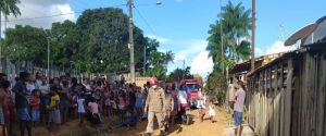 Casa pega fogo em Paragominas, no Pará