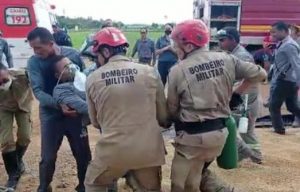 Trabalhador sobrevive após cair dentro de máquina de grãos em fazenda no nordeste do Pará