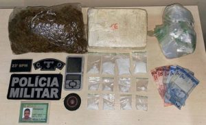 “Gringo” é preso com cocaína e maconha