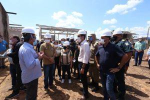 Bairro São Félix: Governador visita obras do complexo de segurança