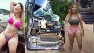 Após acidente com Scania, Aline Füchter passa por cirurgia