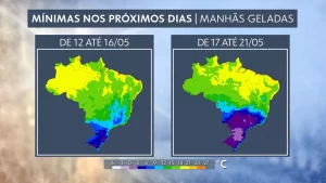 Brasil terá semana de frio intenso com neve, ‘chuva congelante’ e temperatura atípica para maio