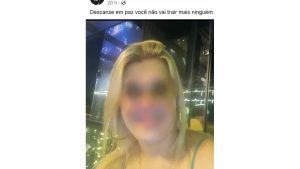 Homem atira em ex e posta foto de vítima: ‘Não vai trair mais ninguém’