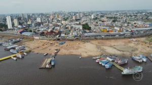 Rio Negro continua descendo e fica abaixo dos 13 metros em Manaus