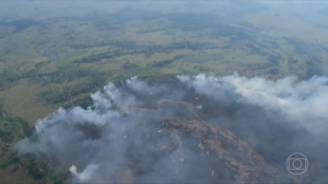 Pantanal registra mais de 2 mil focos de incêndio em 13 dias; queda de raios e ventos são desafios