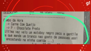 Polícia do RS investiga pedido de delivery com frase racista a restaurante: ‘mande um branco’